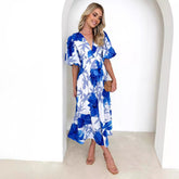 Celmira - Women's Elegant Flowy Midi Dress